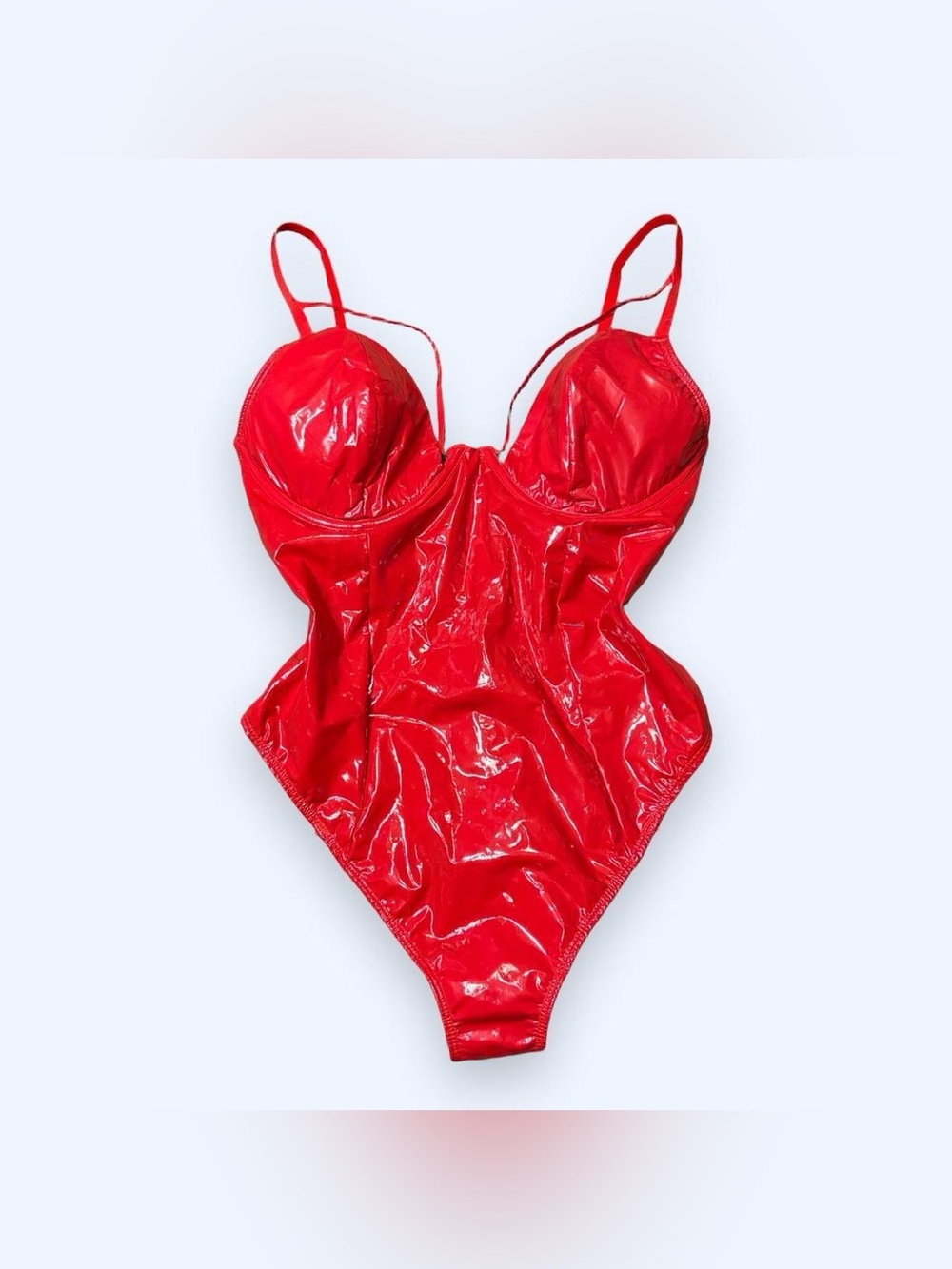 Red Latex Bodysuit by La Senza!